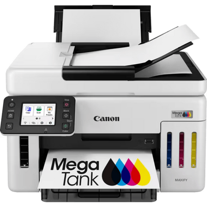 Canon MAXIFY GX6140 wireless MegaTank refillable ink printer with auto duplex 50-sheet ADF Wi-Fi Ethernet and color touchscreen from SAMMAN.JO
