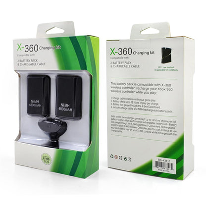 Xbox 360 Play and Charge Kit Dual Battery