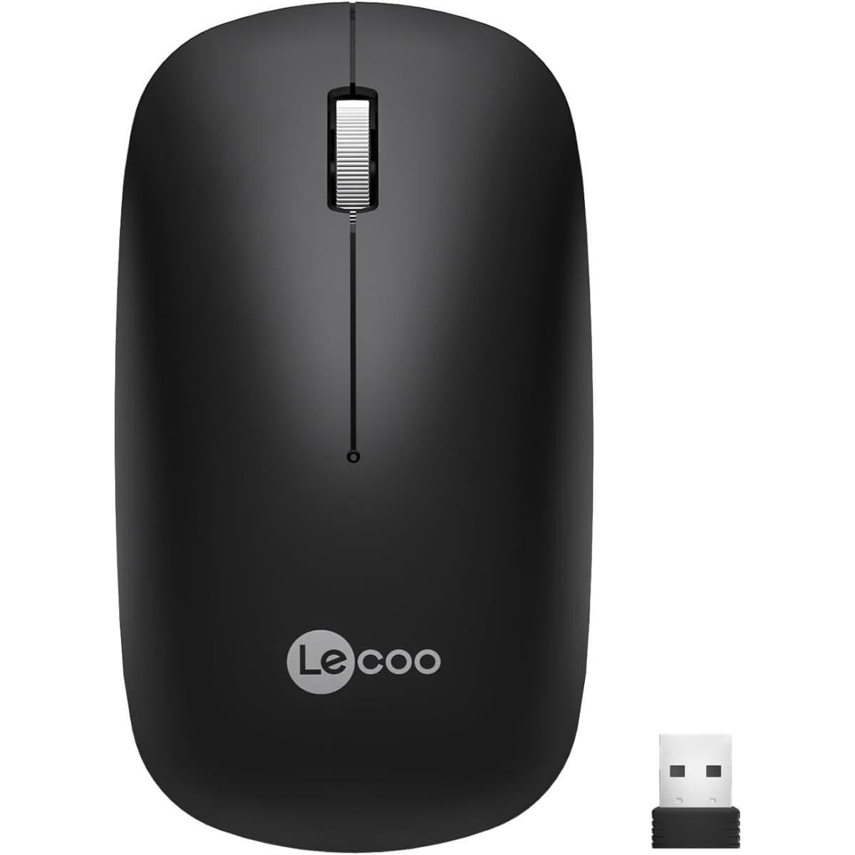 Lecoo WS214 Wireless 2.4G 1200 DPI Mouse Design by Lenovo
