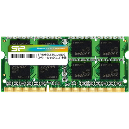 Silicon Power 8GB DDR3 SODIMM-1066 MHz For Laptop