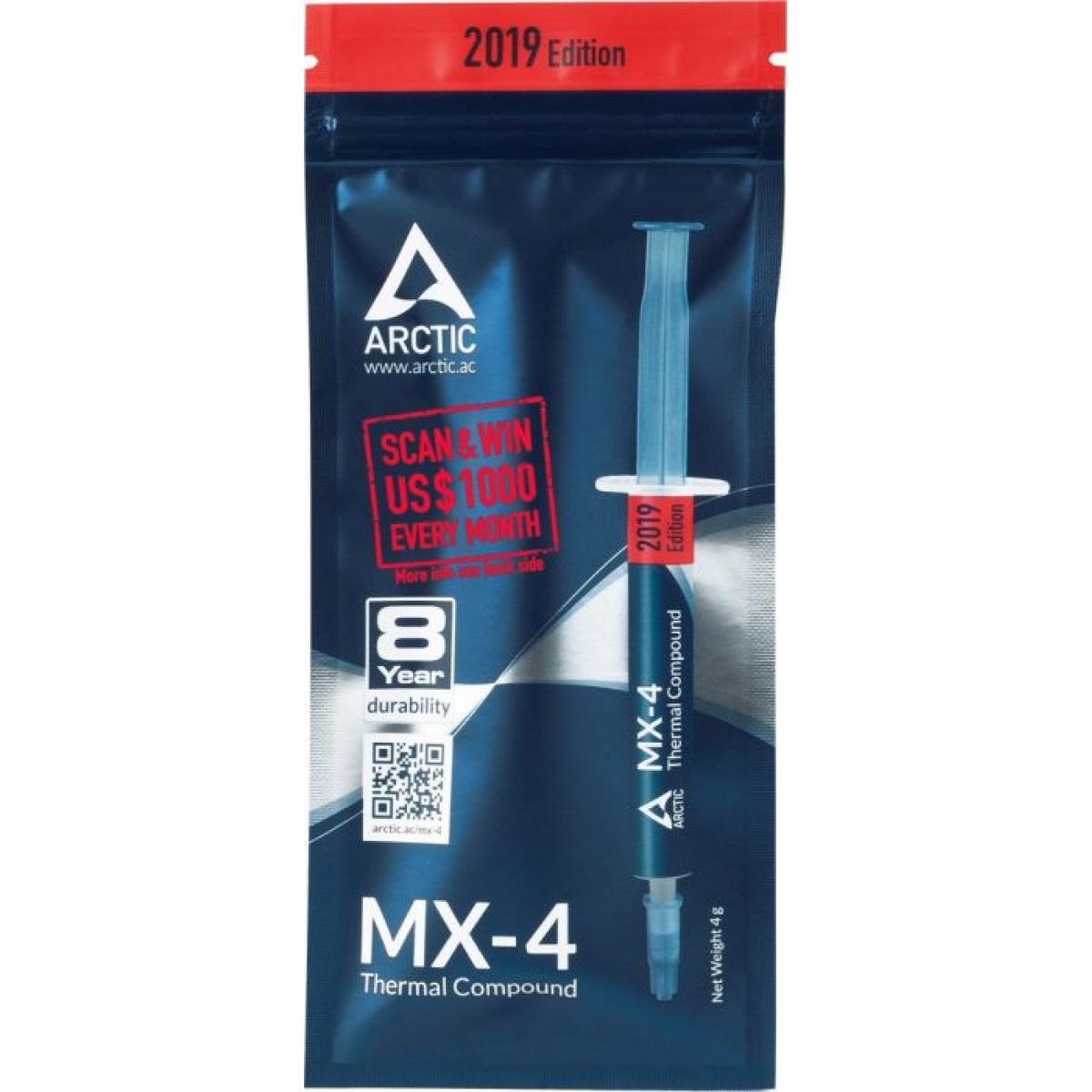 معجون حراري ARCTIC MX-4 إصدار 2019 (4.0 غرام)