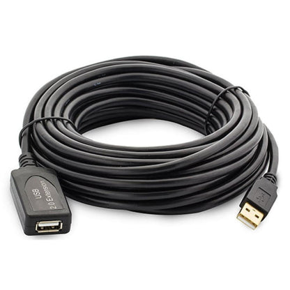 كابل HAING HI-0101-UEC-10M USB 2.0 من نوع USB AM إلى USB AF بطول 10 أمتار