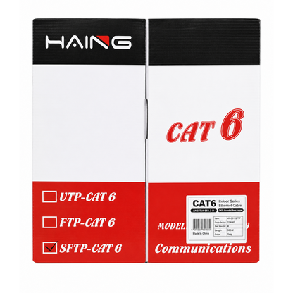 HAING HI-3010-SFTP CAT6 Indoor Cable 305M 23AWG - Gray