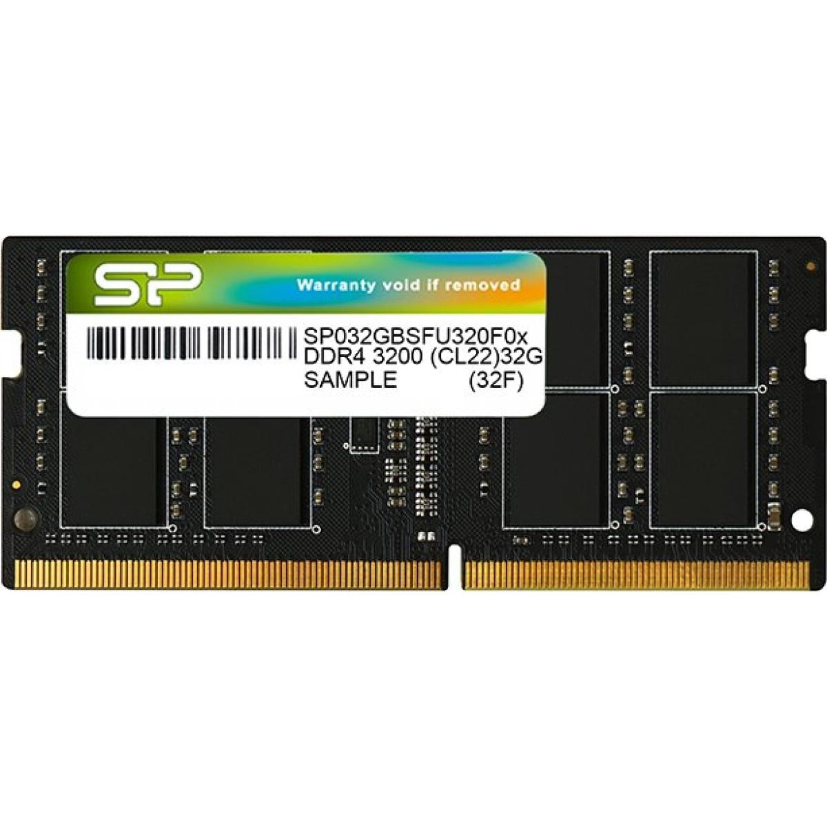 ذاكرة سيليكون باور 32 جيجابايت DDR4 SODIMM-3200 ميجاهرتز لأجهزة الكمبيوتر المحمولة