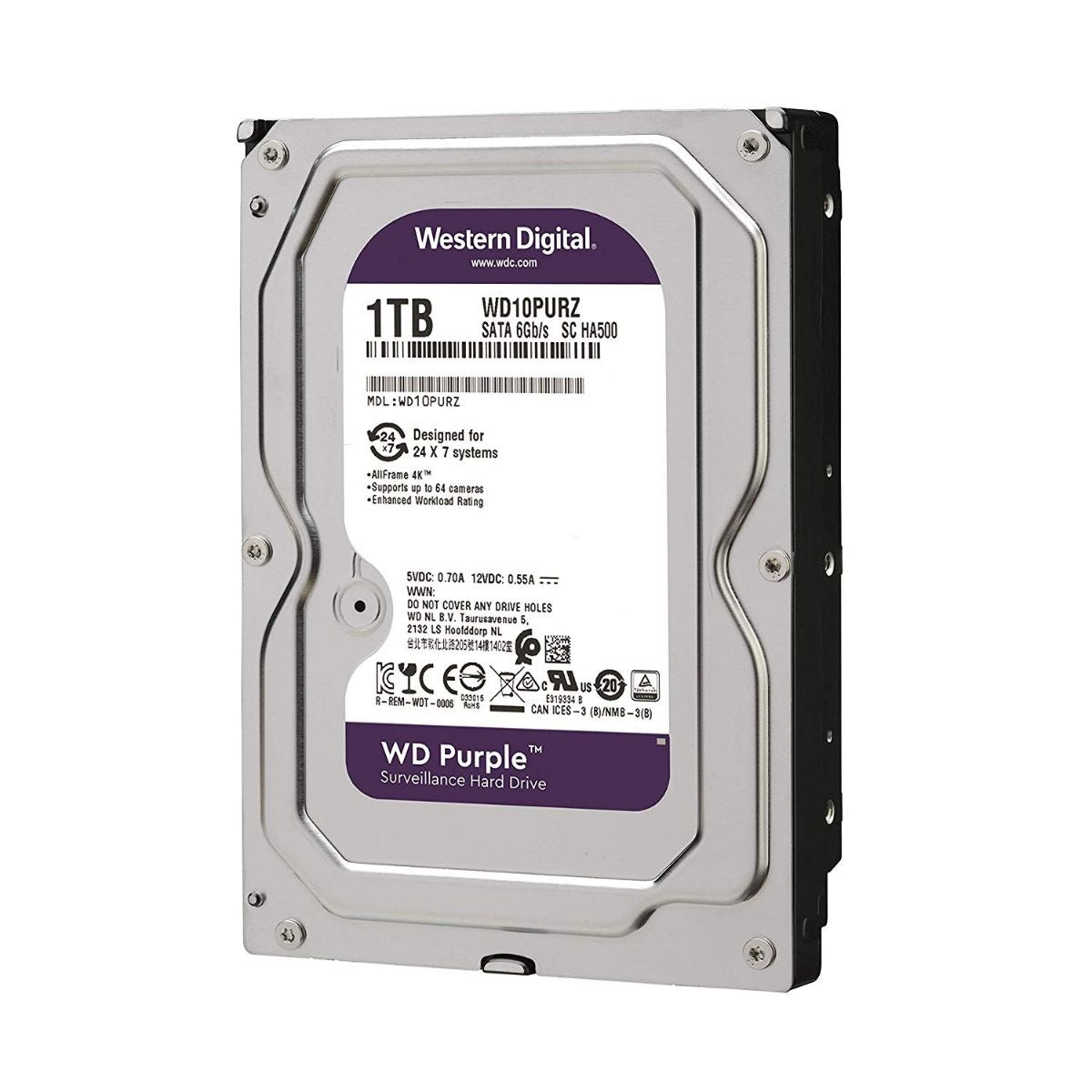 WD Purple 1TB Surveillance HDD in Jordan & Amman
