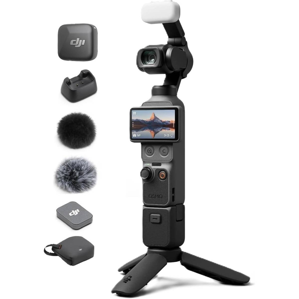 DJI Osmo Pocket 4 Creator Combo 4K 240fps handheld gimbal camera with wireless mic in Jordan Amman and Irbid from AlSamman For Computer