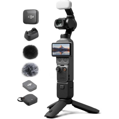 DJI Osmo Pocket 4 Creator Combo 4K 240fps handheld gimbal camera with wireless mic in Jordan Amman and Irbid from AlSamman For Computer