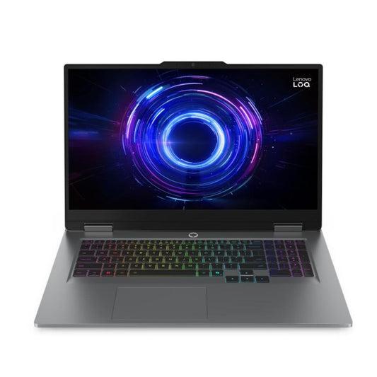 لابتوب لينوفو LOQ 15IRX9، معالج Intel Core i7-13650H من الجيل الثالث عشر، ذاكرة DDR5 سعة 16 جيجابايت، قرص SSD من نوع M.2 2242 PCIe 4.0x4 NVMe سعة 512 جيجابايت، بطاقة رسومات NVIDIA GeForce RTX 5050 بسعة 8 جيجابايت GDDR7، شاشة 15.6 بوصة FHD
