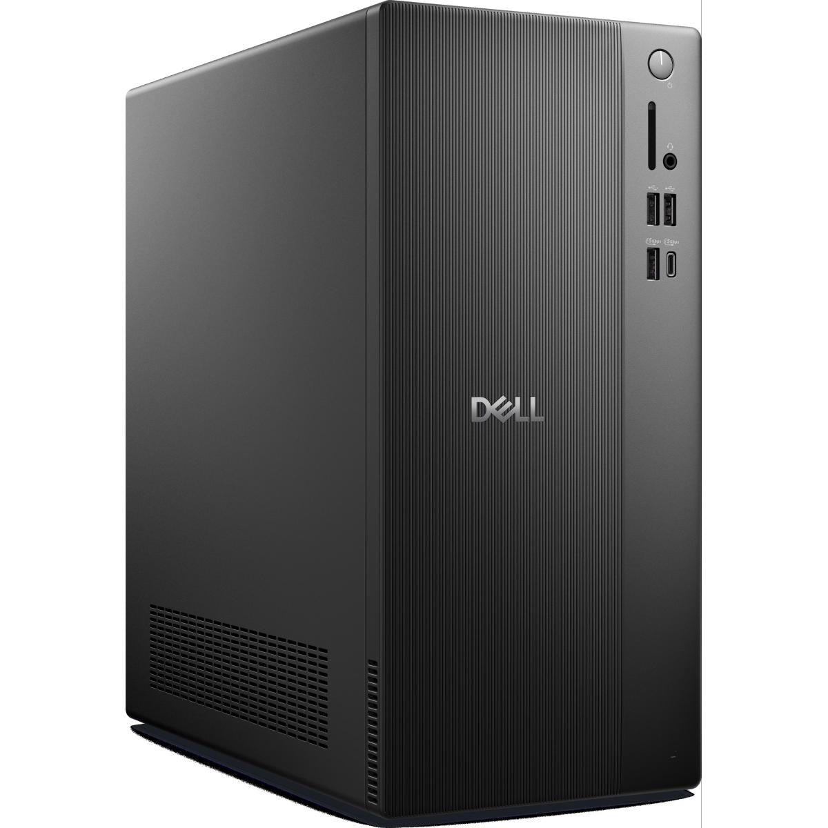 جهاز كمبيوتر مكتبي من نوع Dell Tower ECT1250 بمعالج Core i3-14100 وواي فاي وبلوتوث