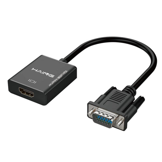 HAING HI-2004-VHAU VGA to HDMI with audio adapter 1080P USB powered from Al-Samman Computer in Amman and Irbid Jordan