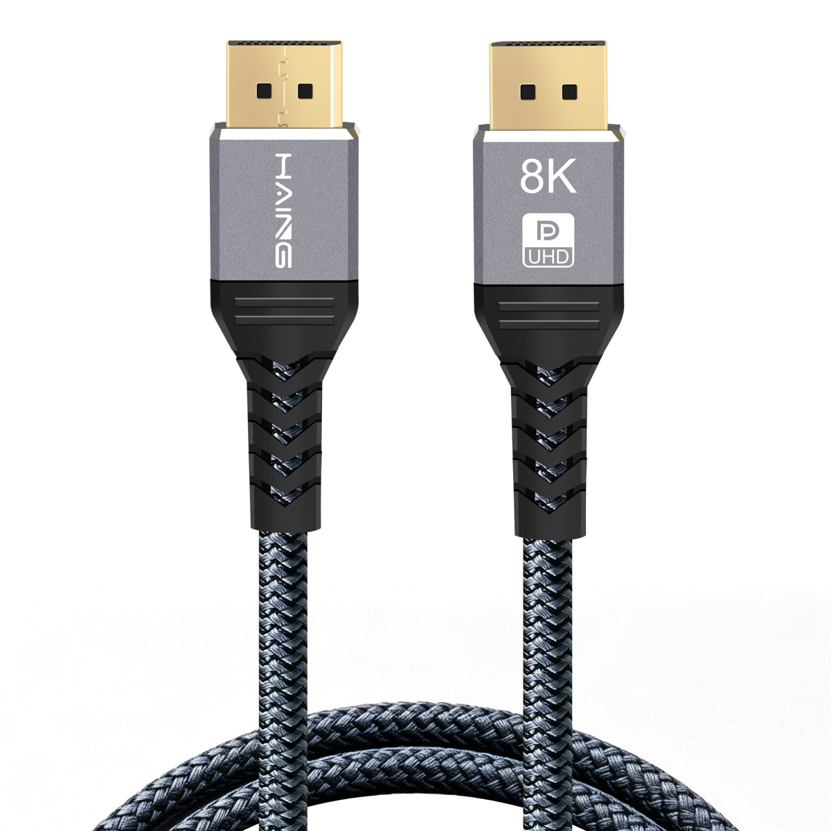 HAING HI-2074-DDC 3M 8K DisplayPort to DisplayPort cable supporting 8K 60Hz 4K 144Hz HDR10 and gold-plated connectors in Jordan