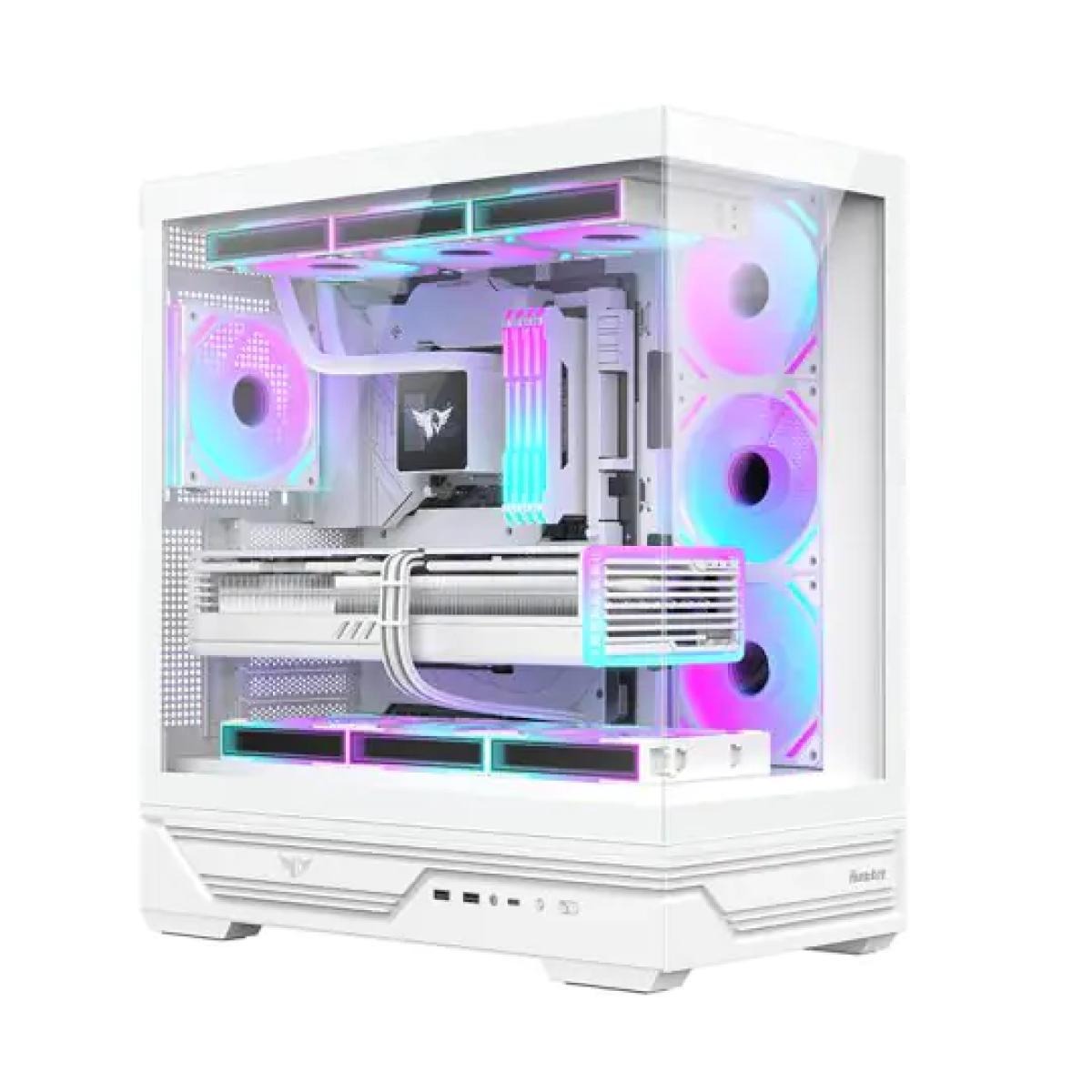 Huntkey MVP Destiny 4 ARGB Gaming Case White