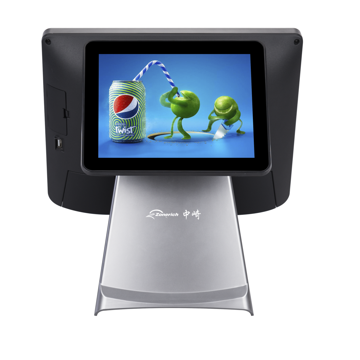 شاشة VFD LCD ZBM Z8-VFD2800 للكاشير POS