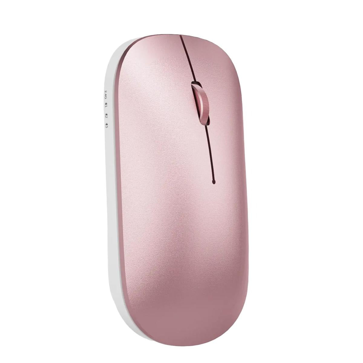 Meetion BTM003 Quad Mode Wireless Mouse Pink