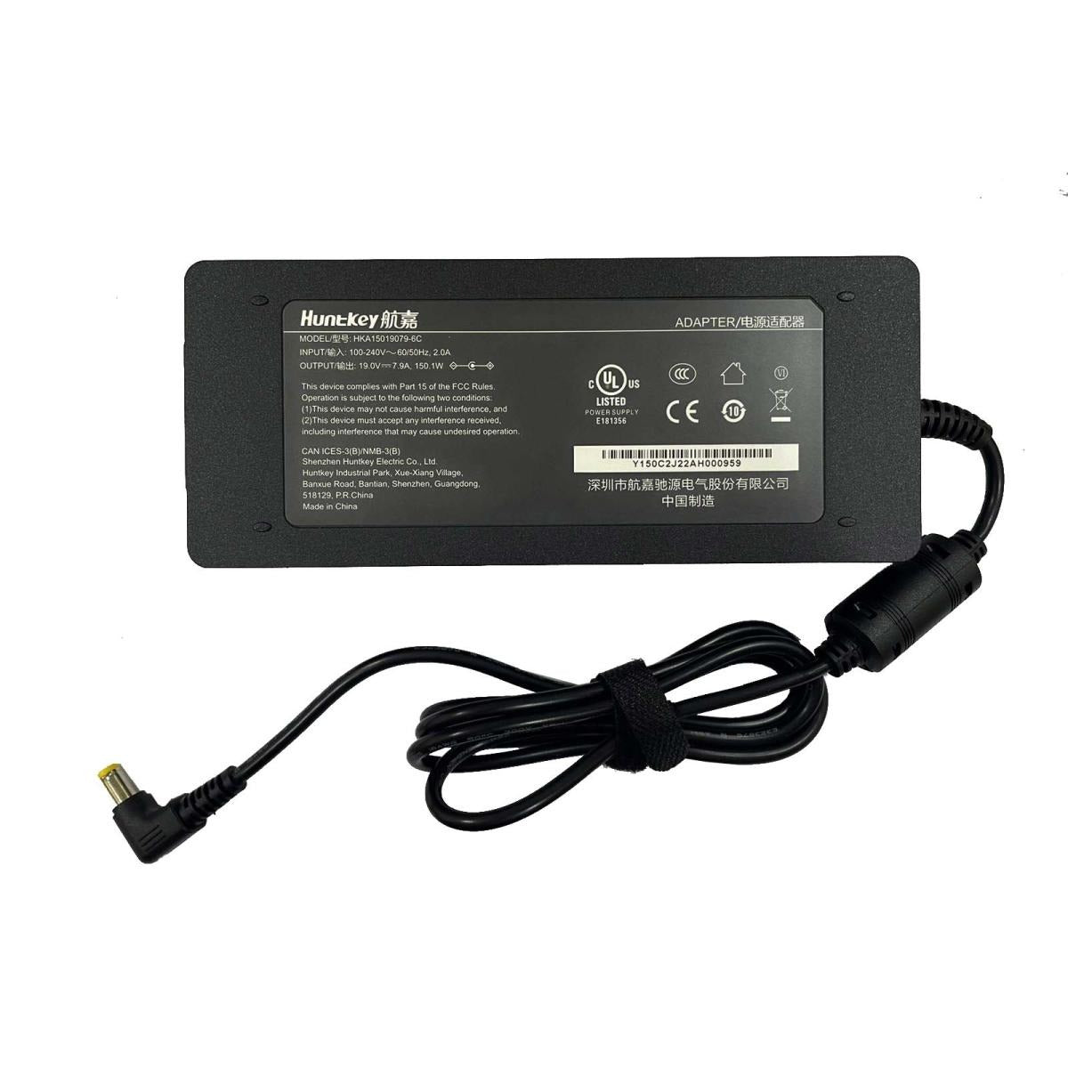 HuntKey 150W Laptop Charger 19V 7.9A model HKA15019079-6C replacement notebook power adapter in Jordan Amman Irbid at SAMMANPC AlSamman For Computer