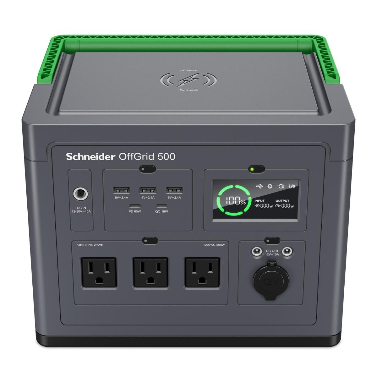Schneider OffGrid Portable Power Station 500 517Wh