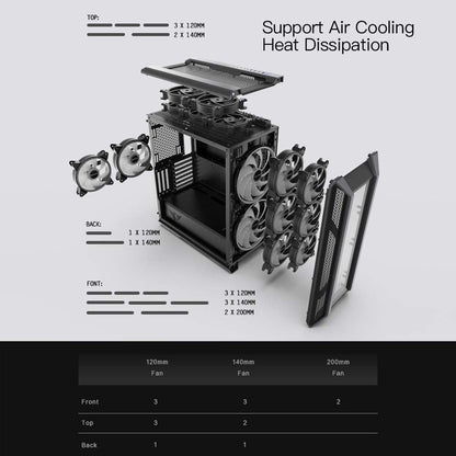 Huntkey MVP Caesar Gaming Case Black