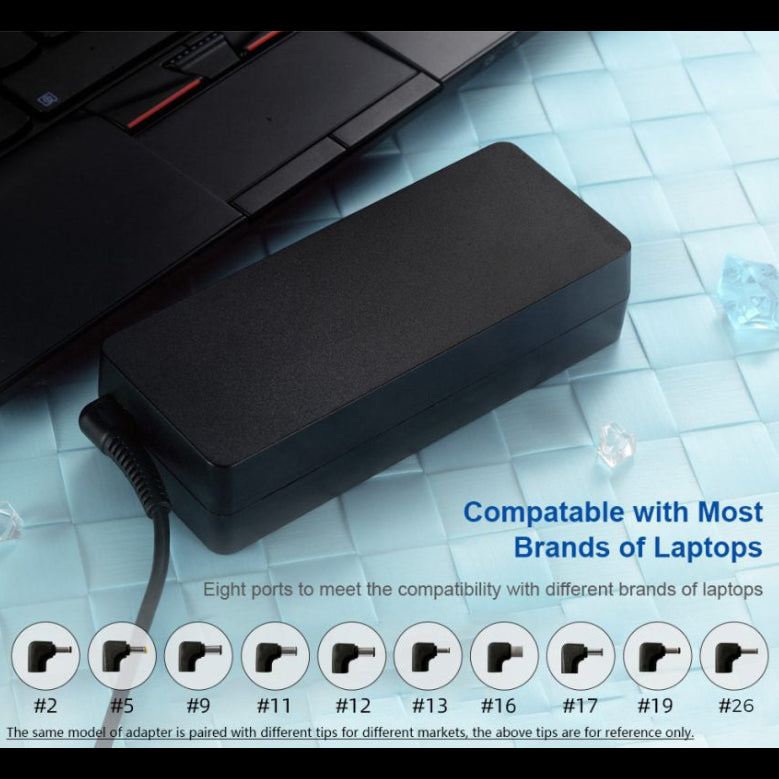 Huntkey 90W ES Universal Notebook Charger 19.5V 4.6A laptop power adapter with 2-year warranty in Jordan Amman Irbid at SAMMANPC AlSamman For Computer