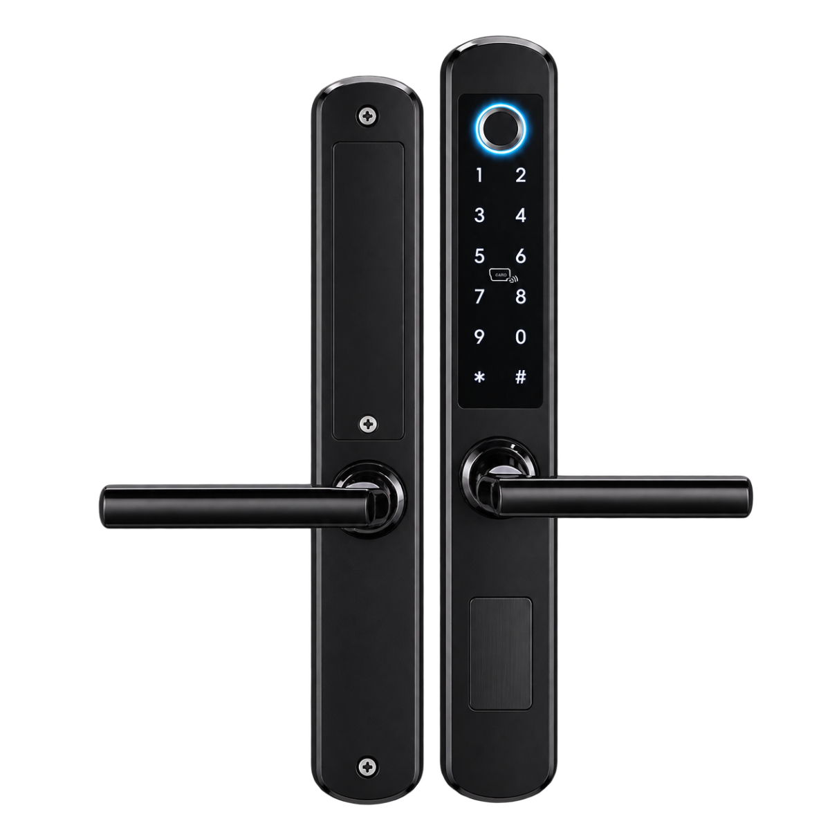 Secukey D290 TTLock fingerprint smart door lock with Bluetooth app, IC card, PIN keypad and manual key in Jordan Amman Irbid at SAMMANPC AlSamman For Computer
