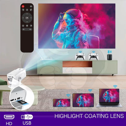 HCS350 Pro 4K Projector with 30000 Built-in Games