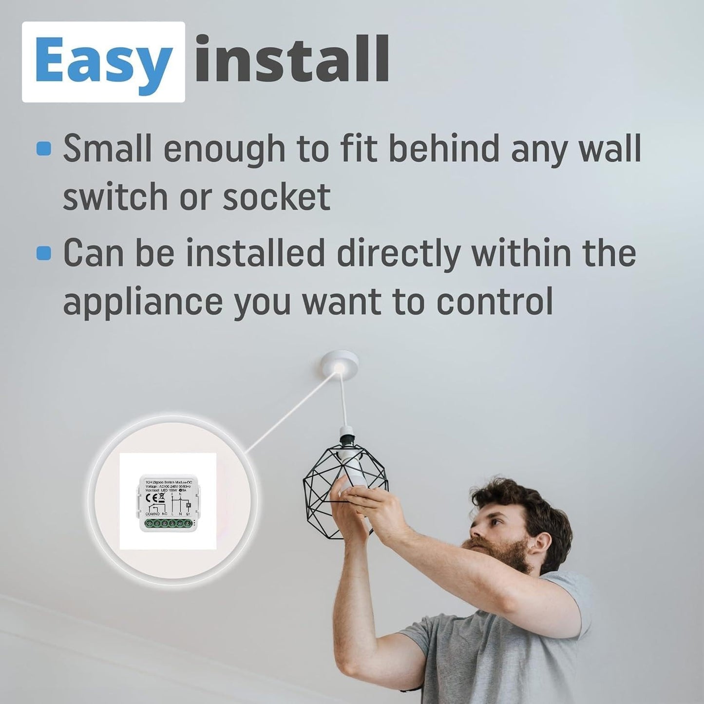 3CH Tuya WiFi Mini Smart Relay Switch