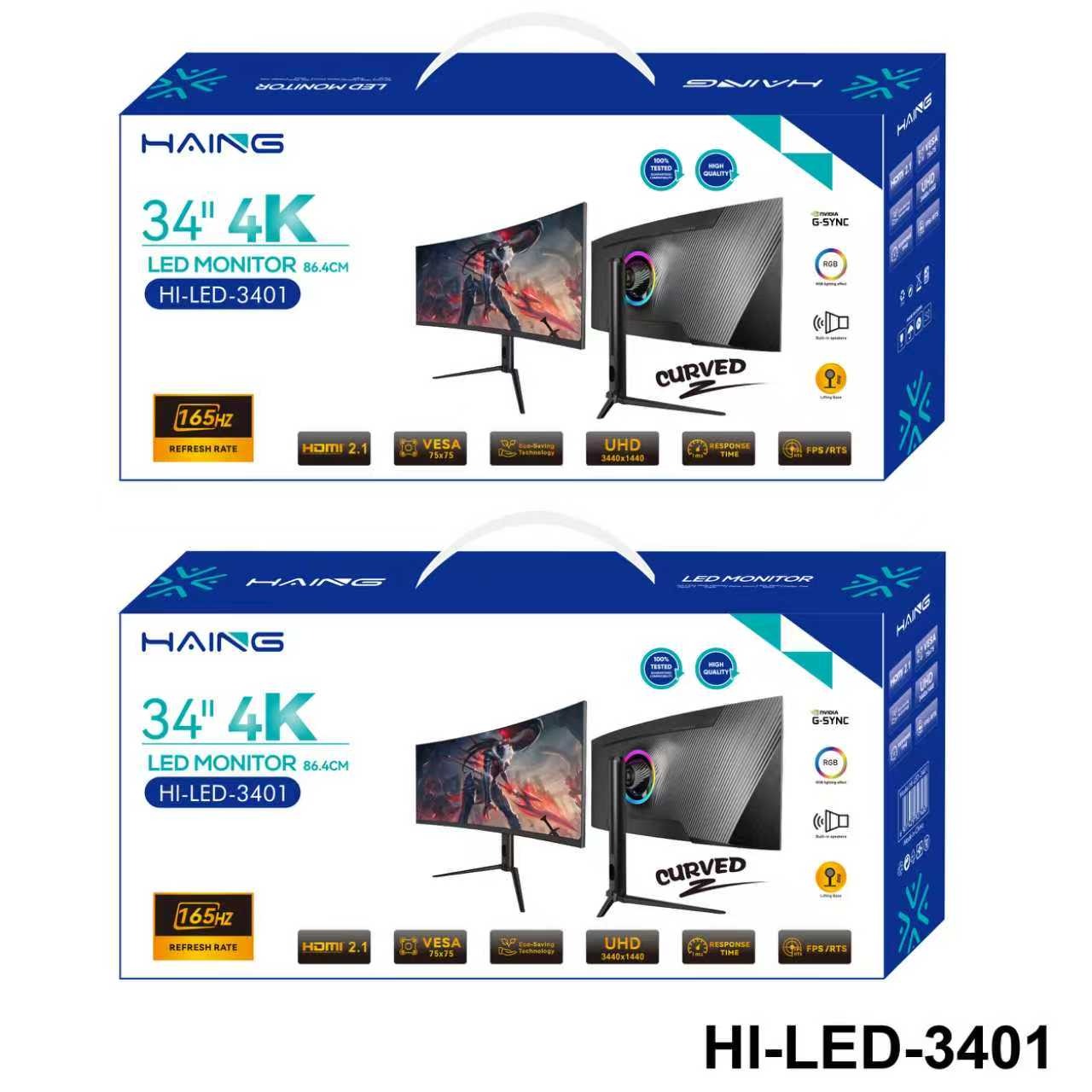 34 Inch 4K Curved Gaming Monitor 165Hz in Jordan Amman Irbid