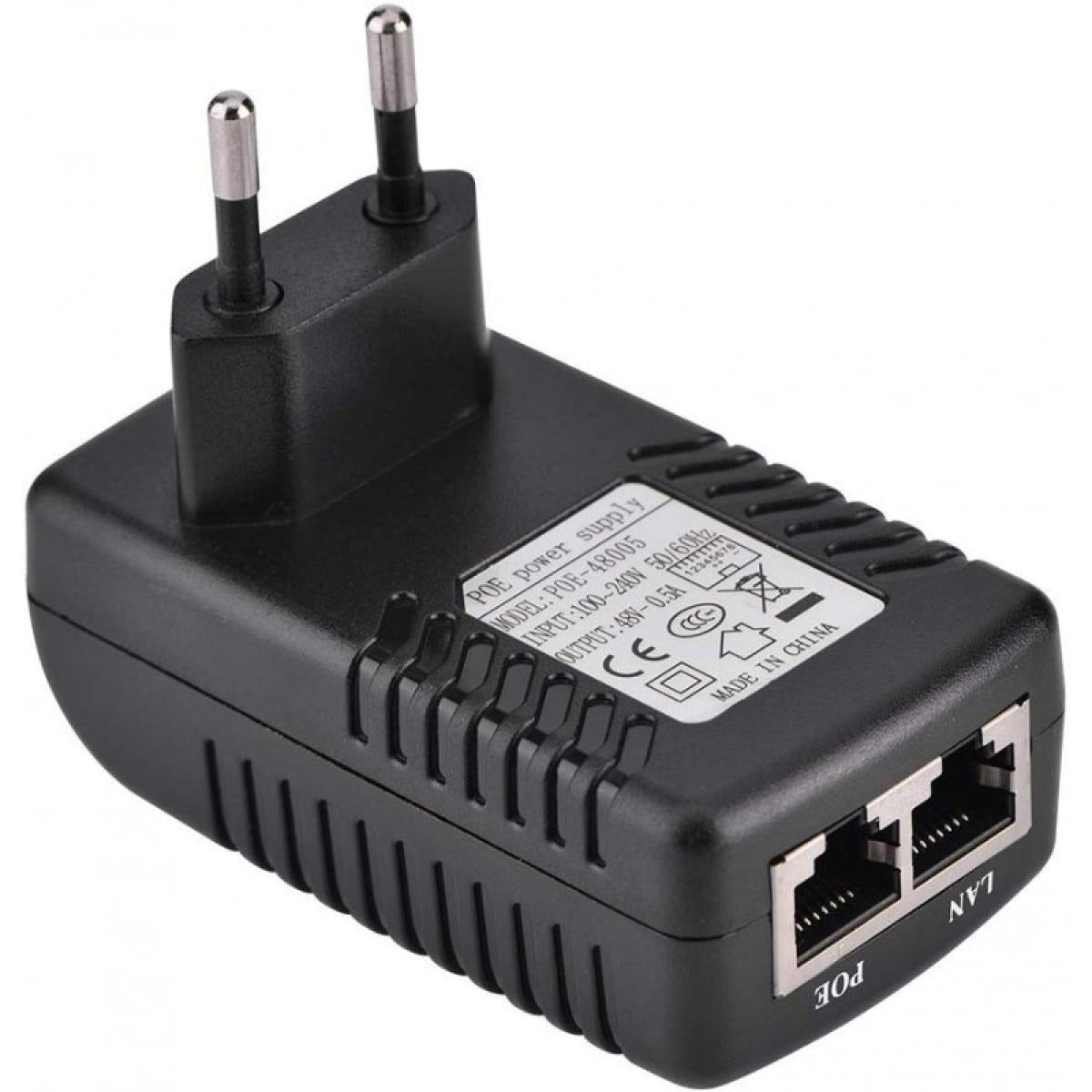PoE Injector Adapter 48V 0.5A 24W with Gigabit LAN port in Jordan Amman and Irbid from SAMMAN.JO and AlSamman For Computer