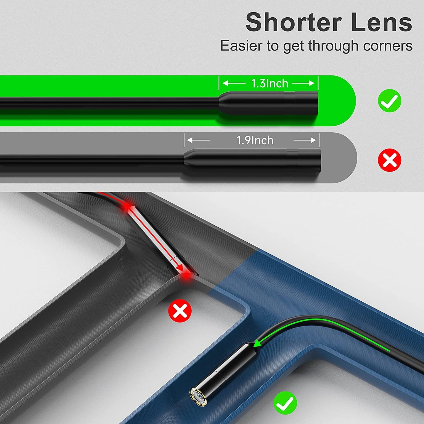 IP68 Endoscope Camera for iPhone 10M