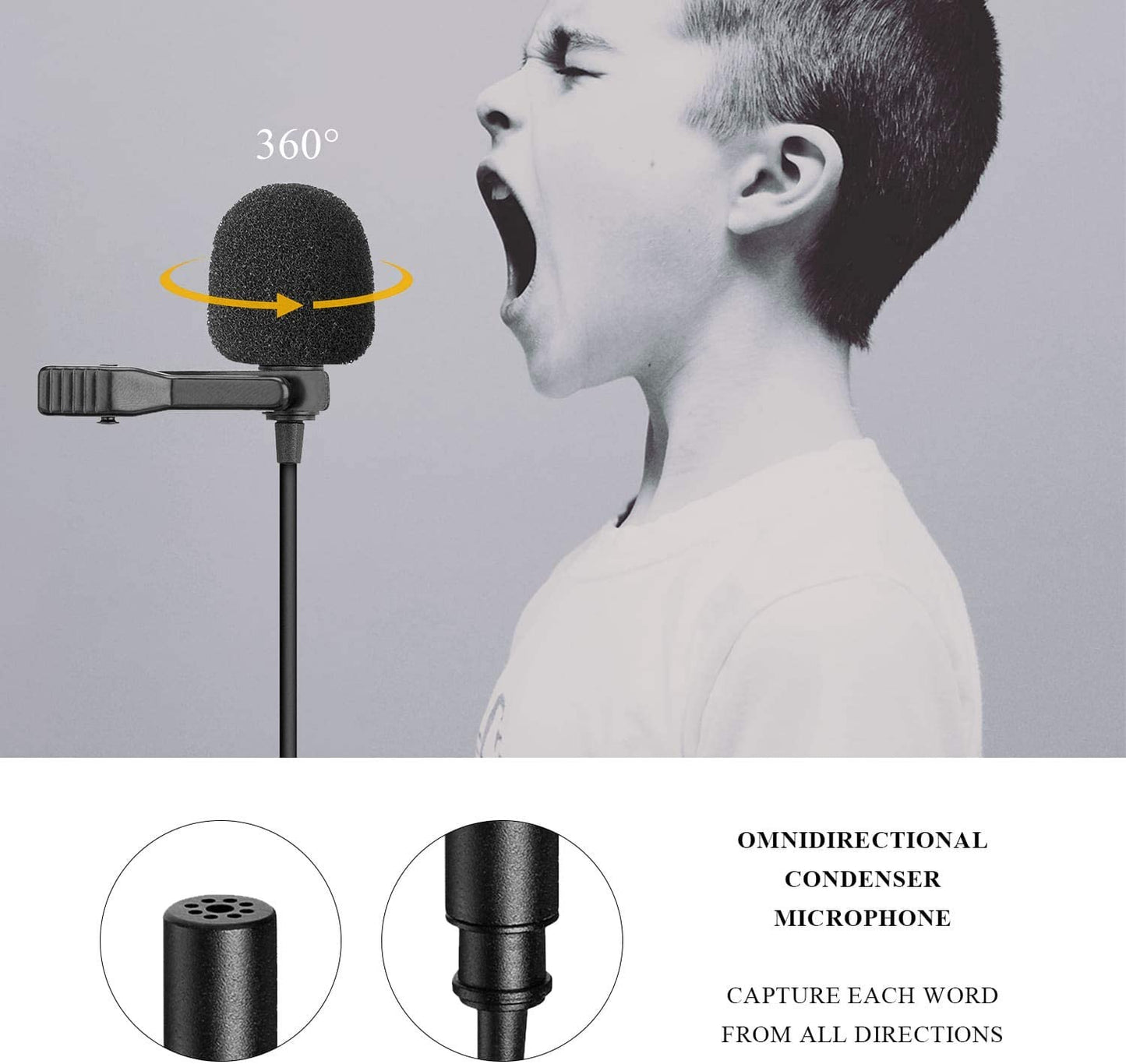 BOYA BY-M1 Lavalier Microphone Micro-Cravate