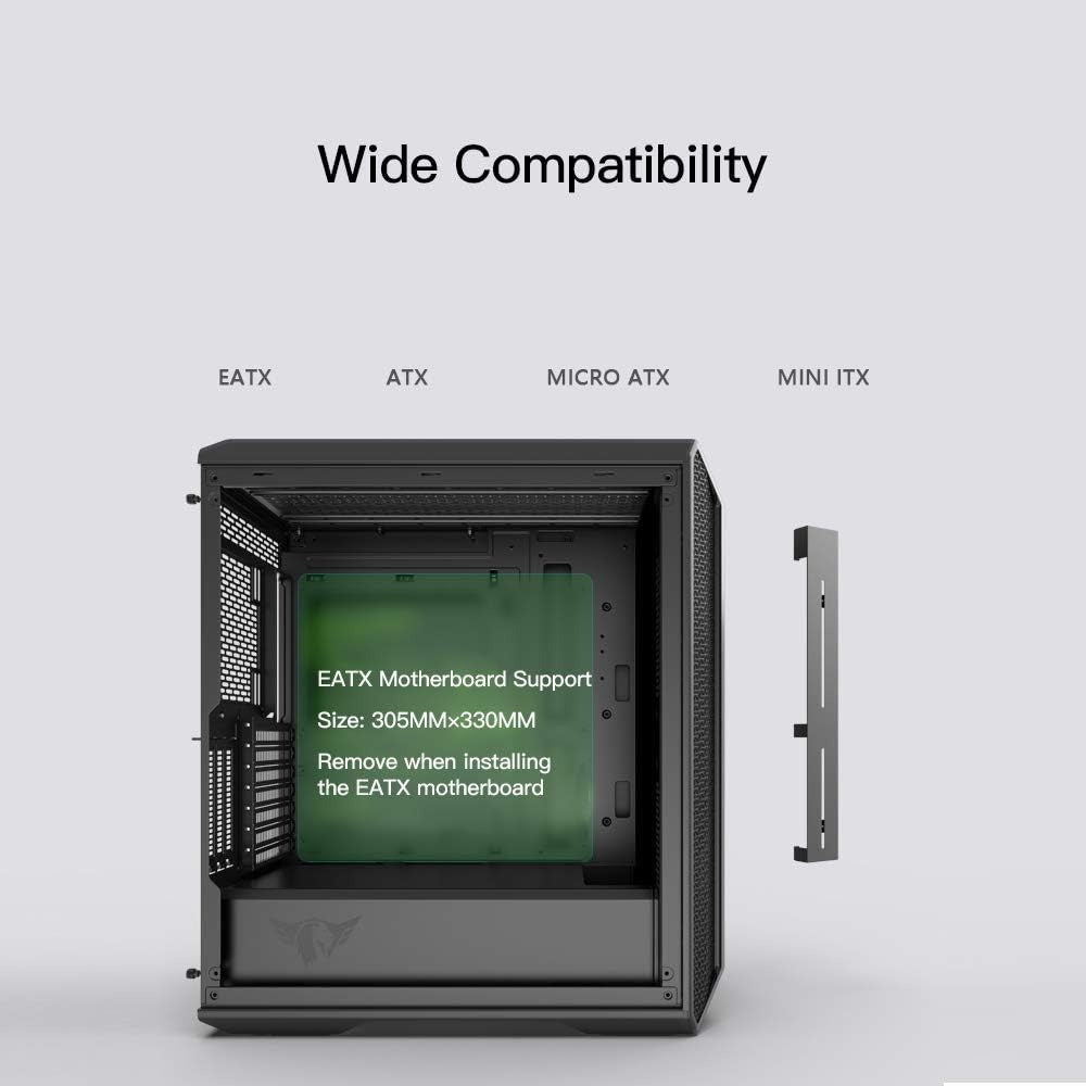 Huntkey MVP Caesar Gaming Case Black
