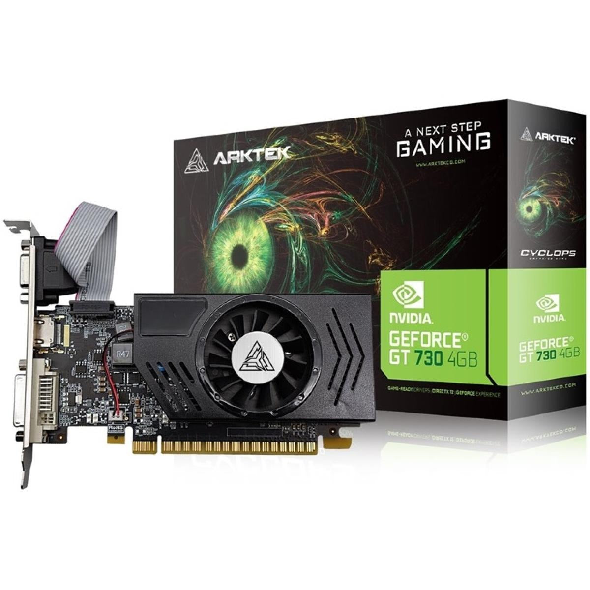 بطاقة رسومات ARKTEK Cyclops Geforce GT 730 4GB GDDR3