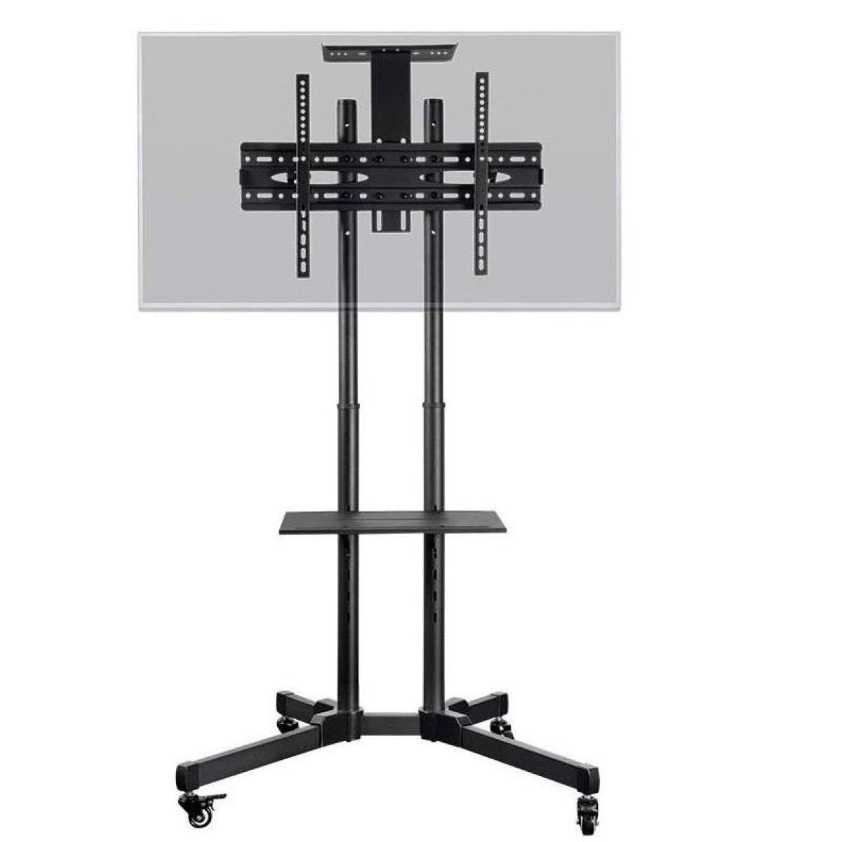 TV trolley stand for 32 to 65 inch displays with media shelf from Al-Samman Computer in Amman and Irbid Jordan
