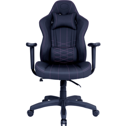 Cooler Master Caliber E1 Gaming Chair (Black), Plywood Frame, High Density Foam & PU, Fixed Armrest, Up To 135° Recline & 120KG Max Weight Load