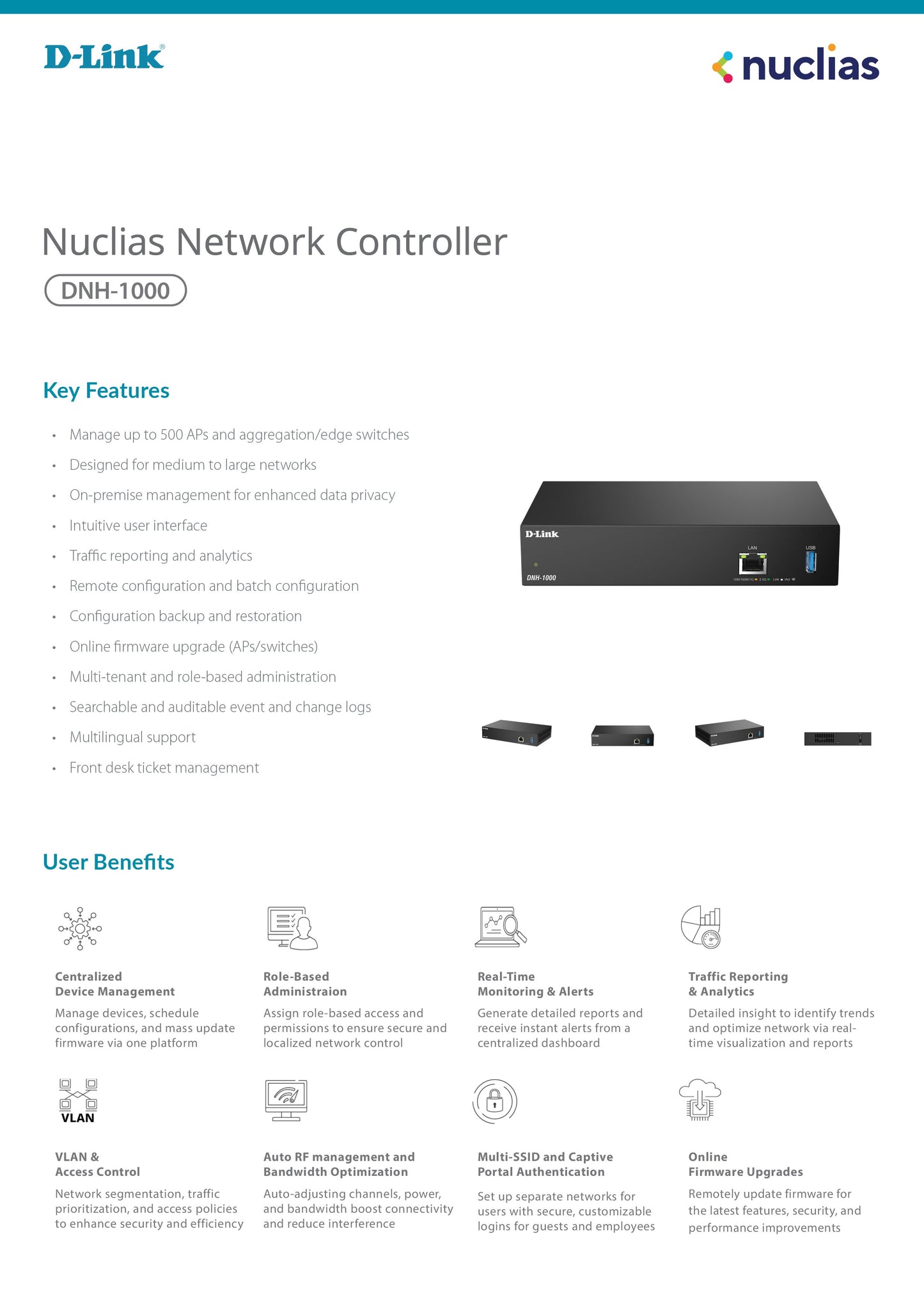 D-Link DNH-1000/M Nuclias Network Controller