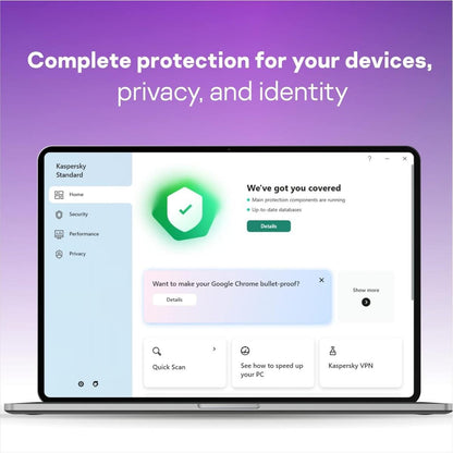 برنامج Kaspersky Premium حماية 5 أجهزة VPN