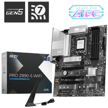 MSI PRO Z890-S WIFI لوحة أم Z890 مع Wi-Fi 7
