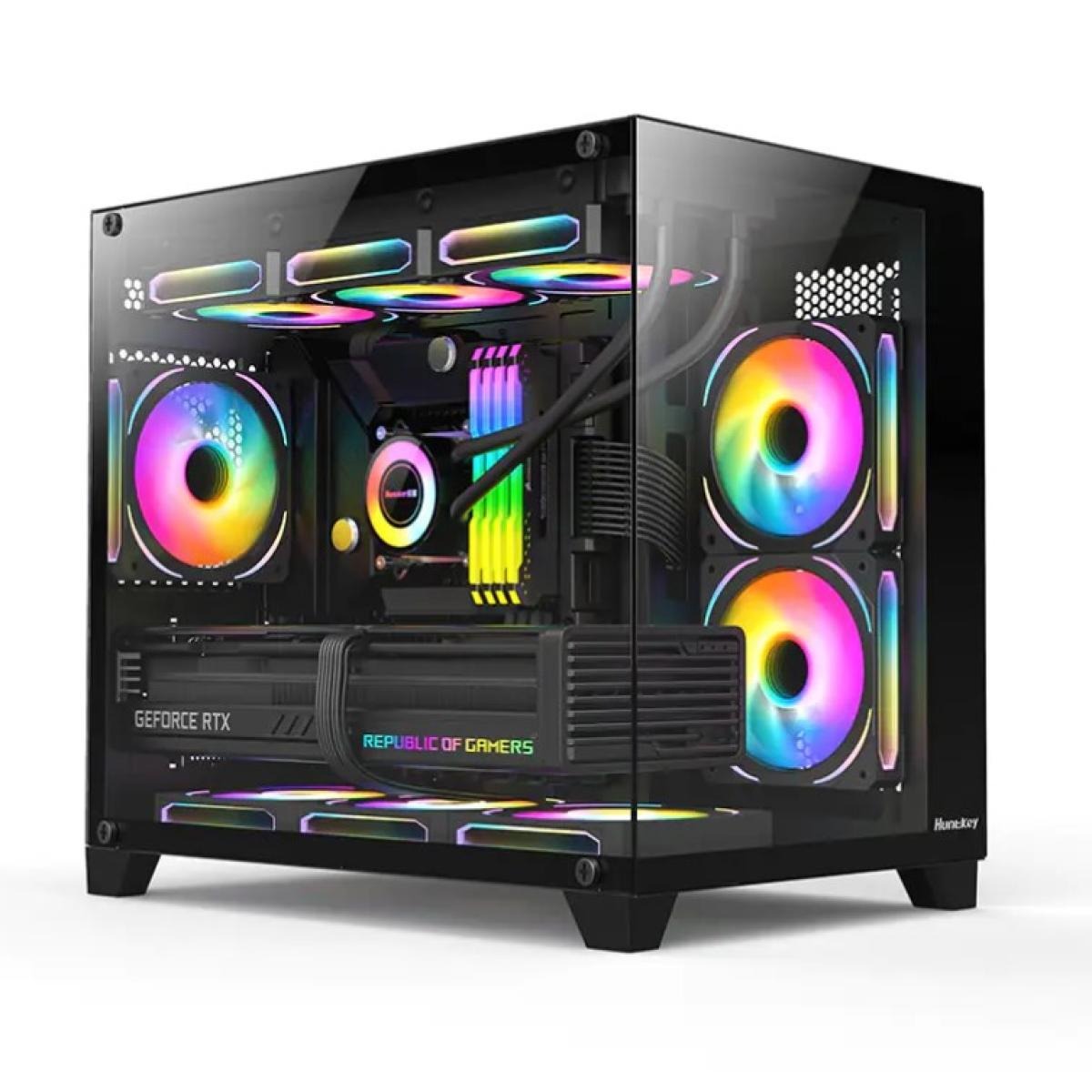 Huntkey S960 StormX Gaming Case Without Fans Black