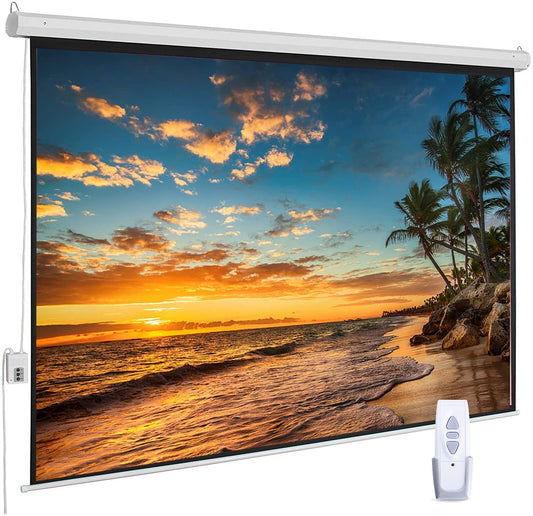 Motorized Projector Screen 240x240cm | Al-Samman for Computer