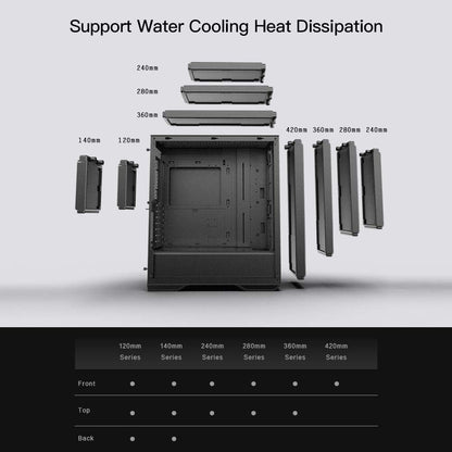 Huntkey MVP Caesar Gaming Case Black
