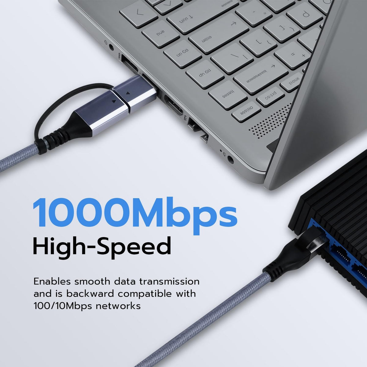 USB 3.0 and Type-C Gigabit Ethernet Adapter - 10/100/1000Mbps
