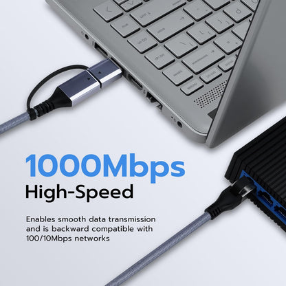 USB 3.0 and Type-C Gigabit Ethernet Adapter - 10/100/1000Mbps