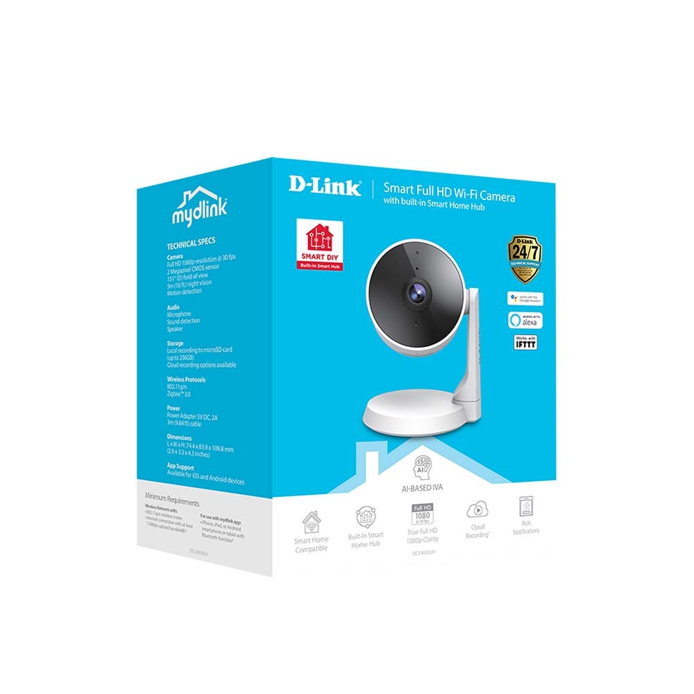 كاميرا مراقبة ذكية Full HD WiFi رؤية ليلية 151 درجة