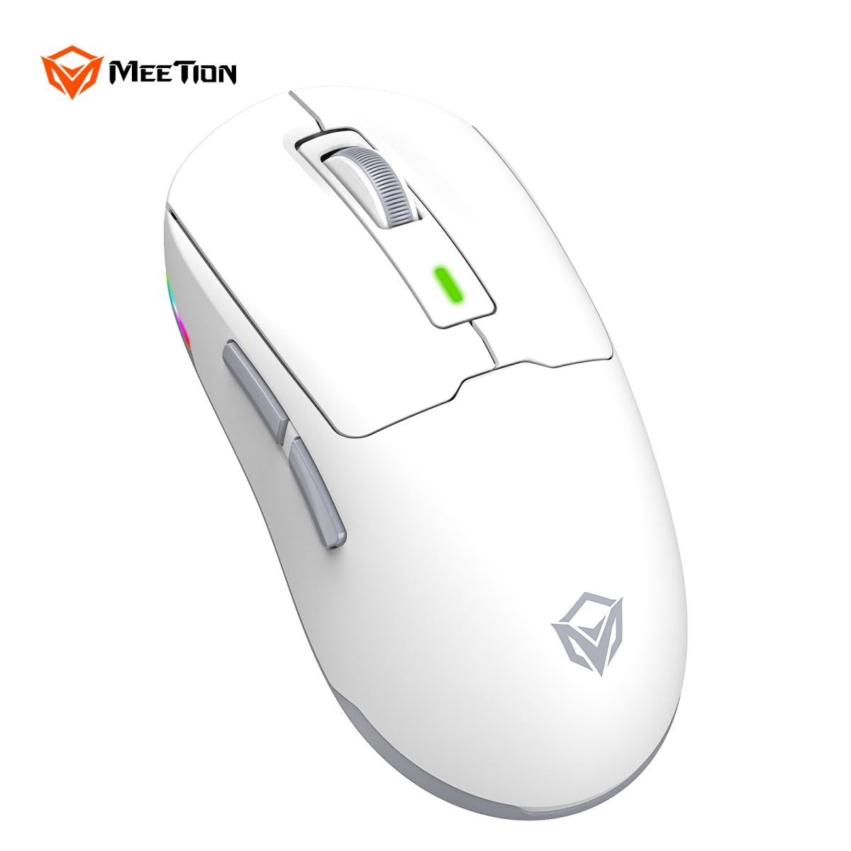 Meetion Air GW24 2.4G Bluetooth & Wired Gaming Mouse -White