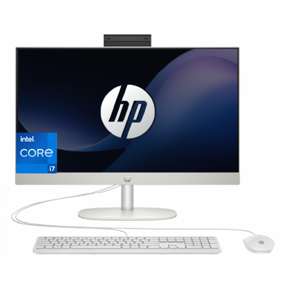 HP All-in-One 24-cr0040ne white PC with Core i7-1355U 8GB DDR4 512GB NVMe SSD and 23.8-inch IPS FHD display in Jordan Amman and Irbid from SAMMAN.JO and AlSamman For Computer