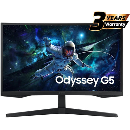 Samsung Odyssey G5 CG55 32-inch QHD 165Hz 1ms 1000R curved gaming monitor with HDR10 and AMD FreeSync from SAMMAN.JO