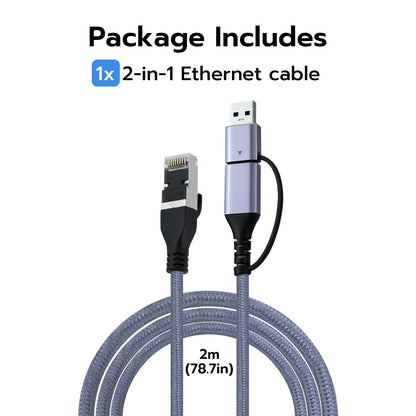 USB 3.0 and Type-C Gigabit Ethernet Adapter - 10/100/1000Mbps