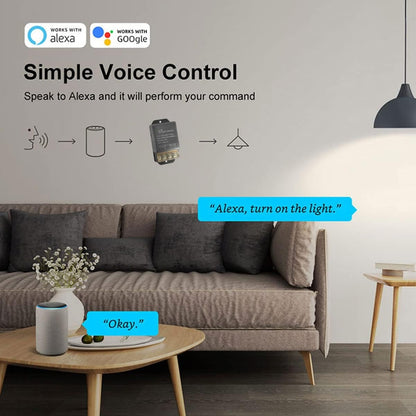 3CH Tuya WiFi Mini Smart Relay Switch