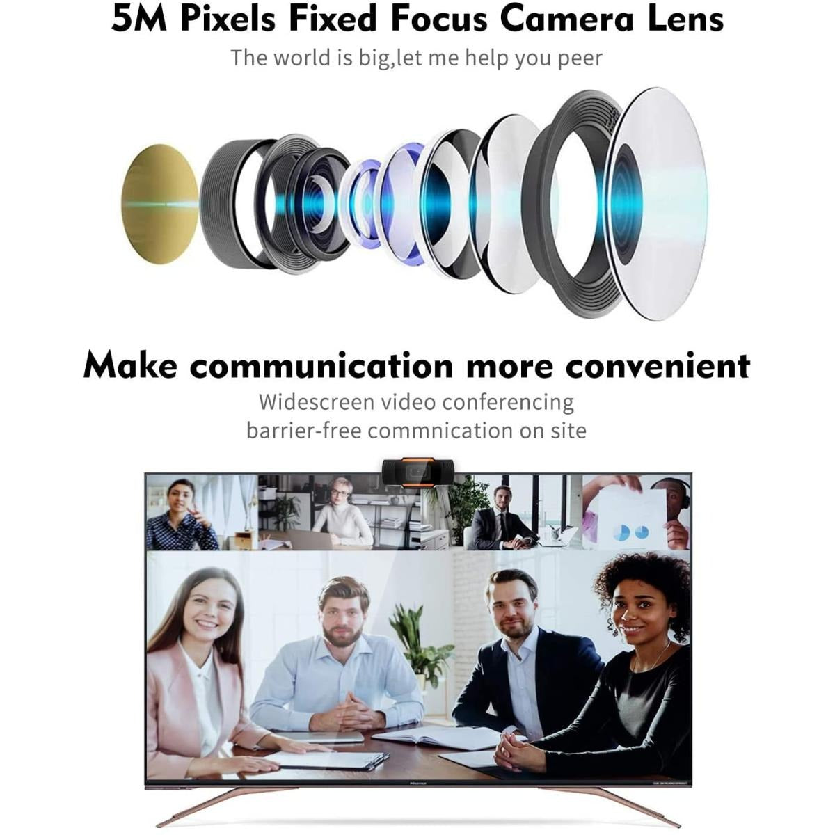 Full HD 1080P Webcam for PC