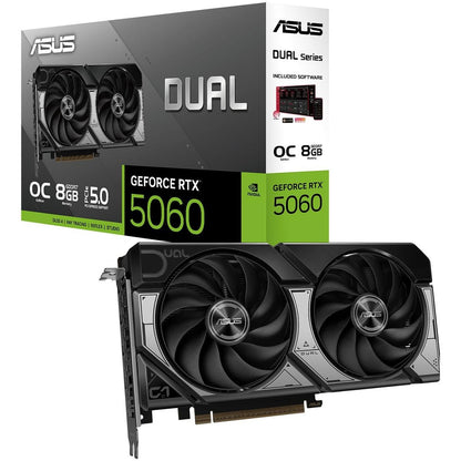 ASUS Dual GeForce RTX 5060 OC Edition 8GB GDDR7 Graphics Card