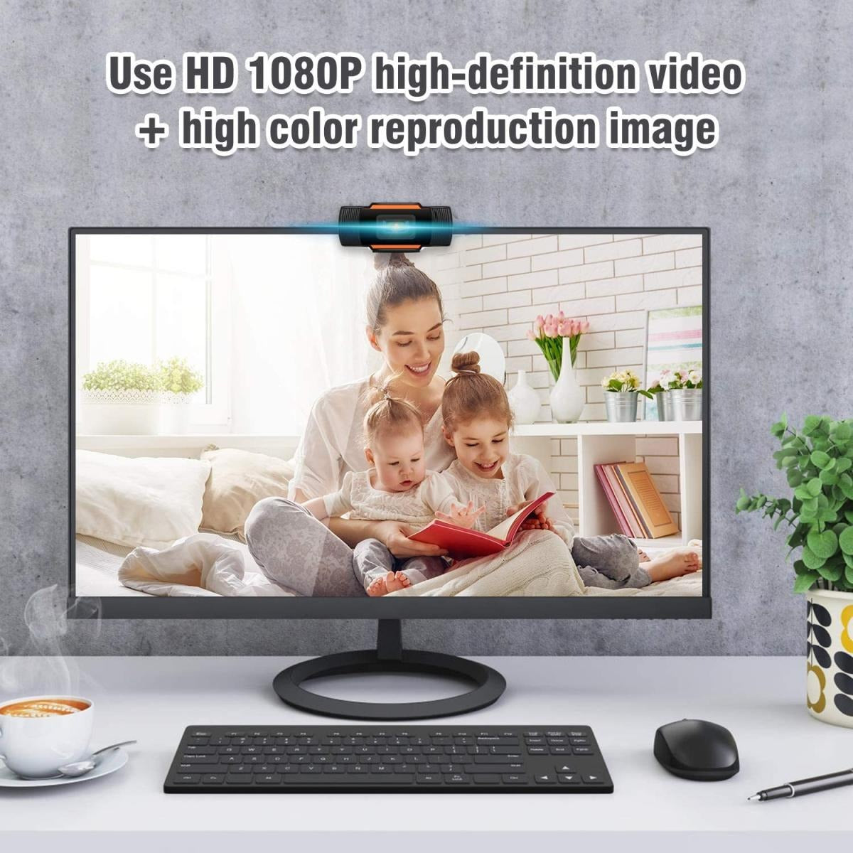 Full HD 1080P Webcam for PC